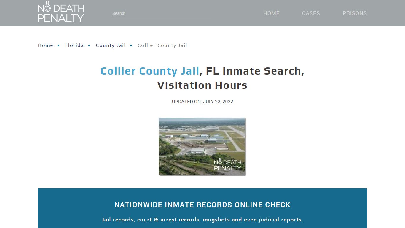 Collier County Jail, FL Inmate Search, Visitation Hours